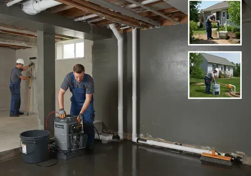 Basement Waterproofing and Flood Prevention process in New Columbia, PA